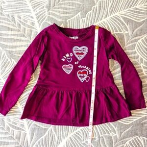 Oshkosh B'Gosh Kids Toddler Girl Long Sleeve Graphic Print Shirt Top